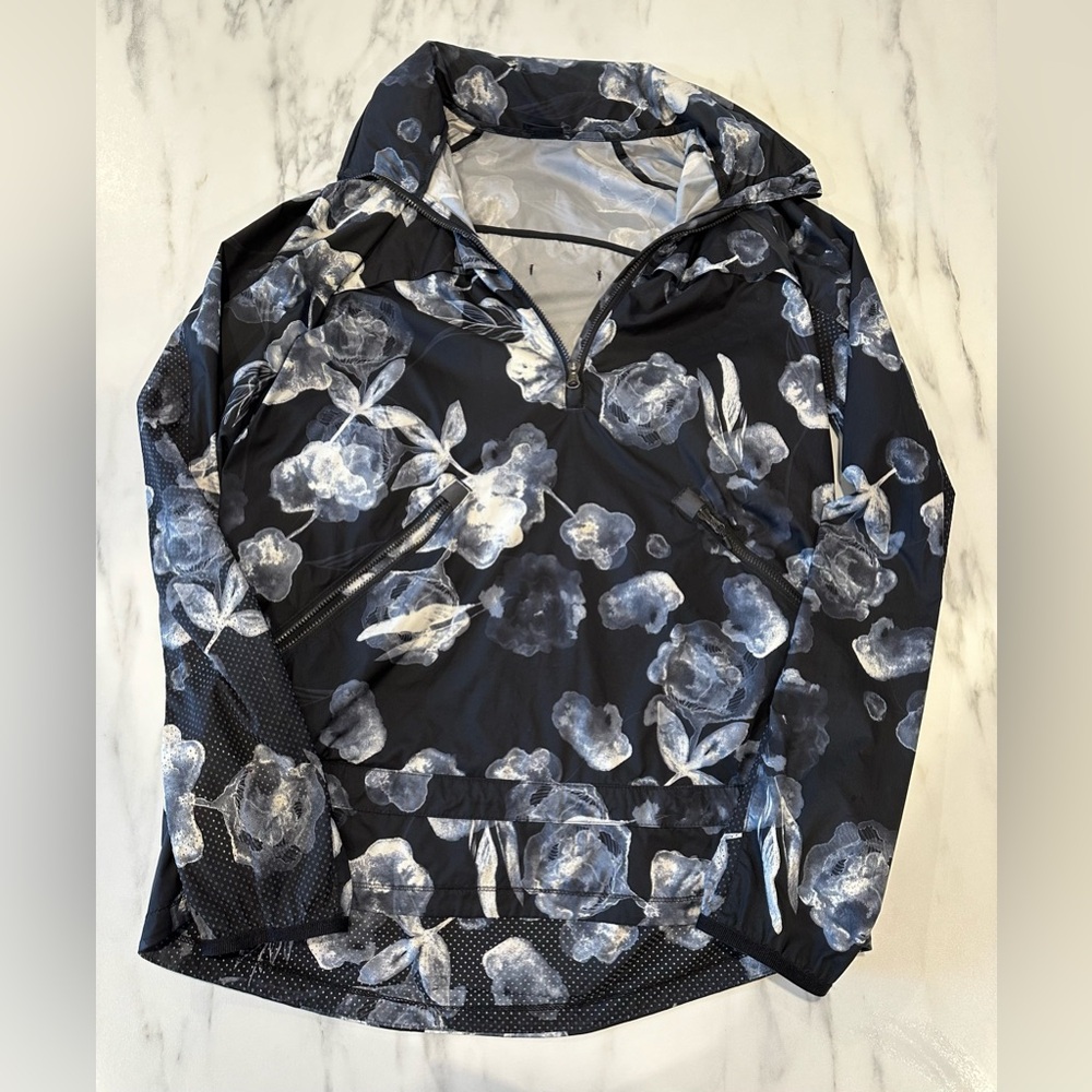 SOLD 6 - Lululemon Miss Misty Pullover - Inky Floral Black Ghost - Picture 7 of 8